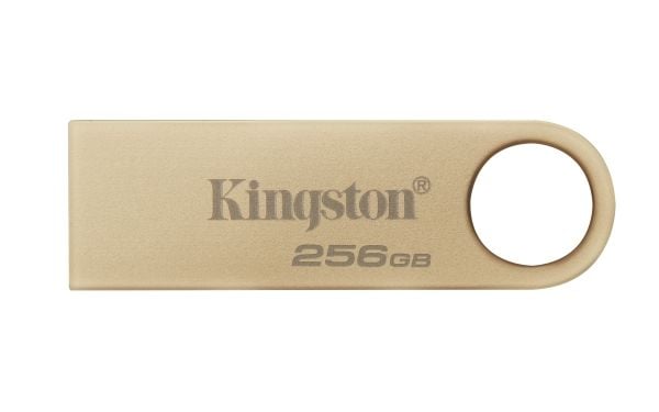 Kingston DataTraveler SE9 G3 - USB-flashstasjon - 256 GB - USB 3.2 Gen 1 - gull