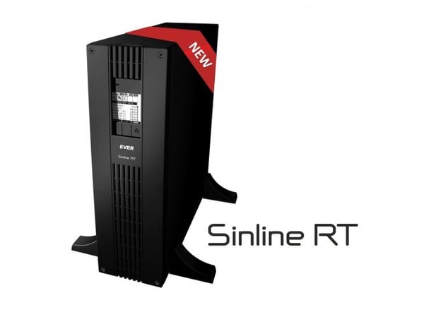 EVER SINLINE RT 1600 - UPS (rackmonterbar/ekstern) - AC 230 V - 1250 watt - 1600 VA - 7 Ah - Ethernet, USB - utgangskontakter: 8 - 3U