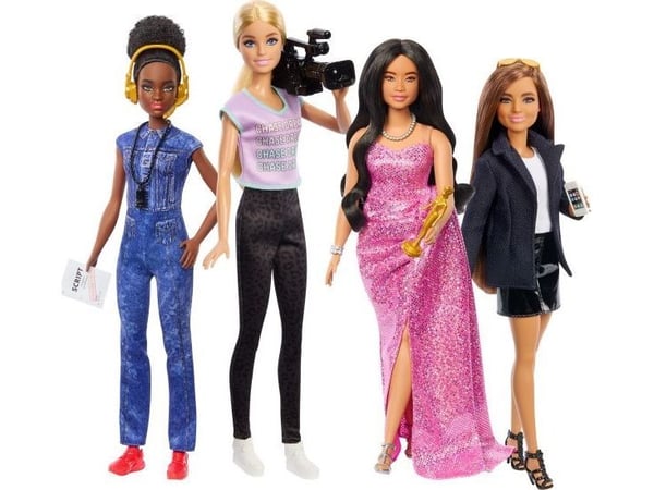 BRB CAREER 4 DOLLS WOMEN set film HRG54 WB2