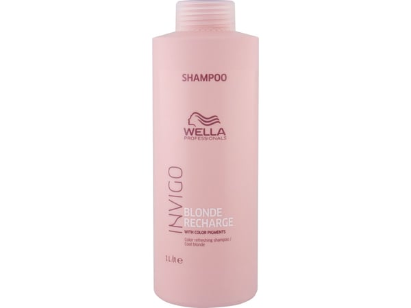 Wella Wella Invigo Blonde Recharge Hair Shampoo 1000ml Cool Blonde