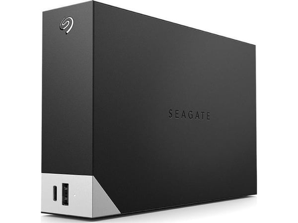 Seagate One Touch with hub STLC18000402 - Harddisk - 18 TB - ekstern (stasjonær) - USB 3.0 - svart - med Seagate Rescue Data Recovery