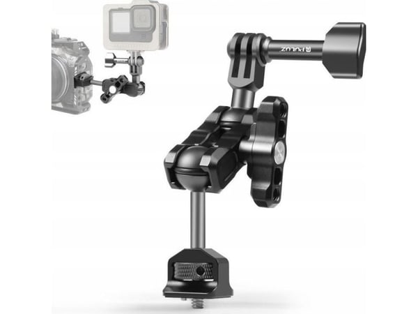 Puluz 3D mount Magic Arm 1/4'' GoPro / SJCAM / XIAOMI / DJI / Insta360 / PU842B Puluz 3D mount Magic Arm 1/4'' GoPro / SJCAM / XIAOMI / DJI / Insta360 / PU842B