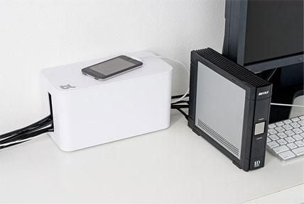 Bluelounge CableBox Mini, 4 AC-pistorasia(a), Valkoinen, Muovi, 240 mm, 120 mm, 130 mm
