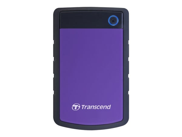 Transcend StoreJet 25H3P - Harddisk - 4 TB - ekstern (bærbar) - 2.5" - USB 3.0 - 256-bit AES - purpur