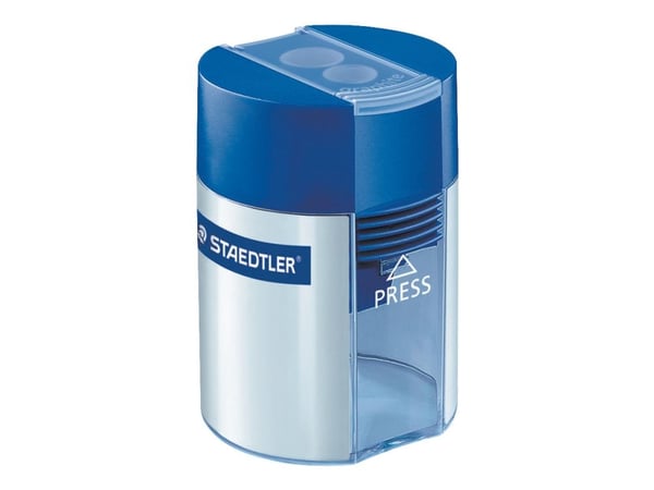 Staedtler 512 001, Käsikäyttöinen kynäteroitin, Sininen, Hopea, 1 kpl
