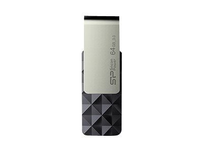 SILICON POWER Blaze B30 - USB flash-enhet - 64 GB - USB 3.0 - svart