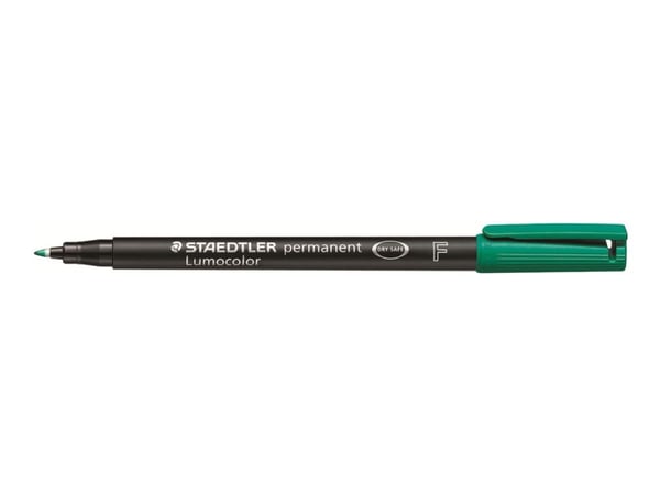 STAEDTLER Lumocolor 318 - Markør - permanent - grønn - 0.6 mm - fin