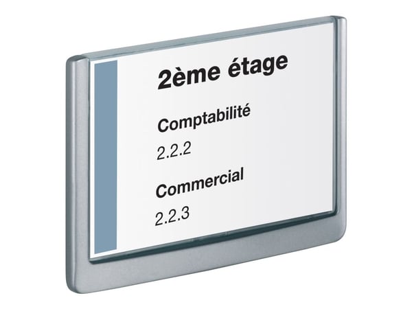 Dørskilt Click Sign, 210 x 149 mm, A5 bredformat