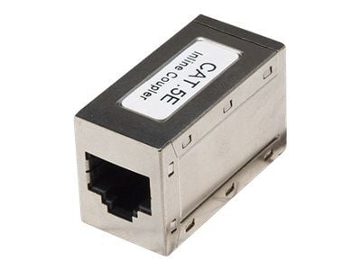 Intellinet Inline Coupler, Cat5e, FTP, Modular, 8P8C Female to 8P8C Female, Silver - Verkkoliitin - RJ-45 (naaras) - RJ-45 (naaras) - CAT 5e - hopea