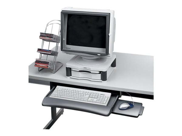 Fellowes UnderDesk Keyboard Manager - Tastaturskuff - platina