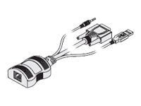 Adder CATx - Tastatur / video / musekabel (KVM) - PS/2, HD-15 (VGA) til RJ-45 (hunn) - for AdderView CATx AVX4016; AdderView CATx IP AVX4016IP, AVX...