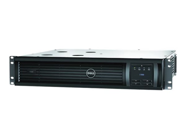 Dell Smart-UPS 1500VA LCD RM - UPS (kan monteres i rack) - AC 220/230/240 V - 1000 watt - 1500 VA - RS-232, USB, Ethernet 10/100 - utgangskontakter...