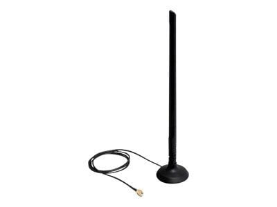 DeLOCK 88410, 6,5 dBi, 2.4/5 GHz, IEEE 802.11b, IEEE 802.11g, IEEE 802.11n, IEEE 802.3, IEEE 802.3u, 50 O, Ympyräsäteilyantenni, RP-SMA