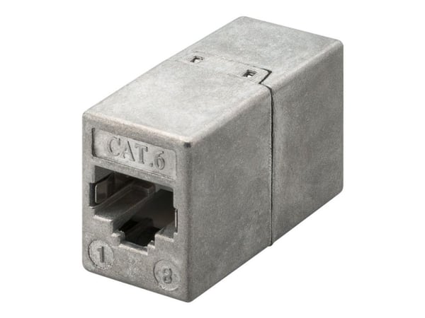 Wentronic Goobay CAT 6 RJ45 liitin/liitin - jopa 250 MHz verkot, suojattu (93963)