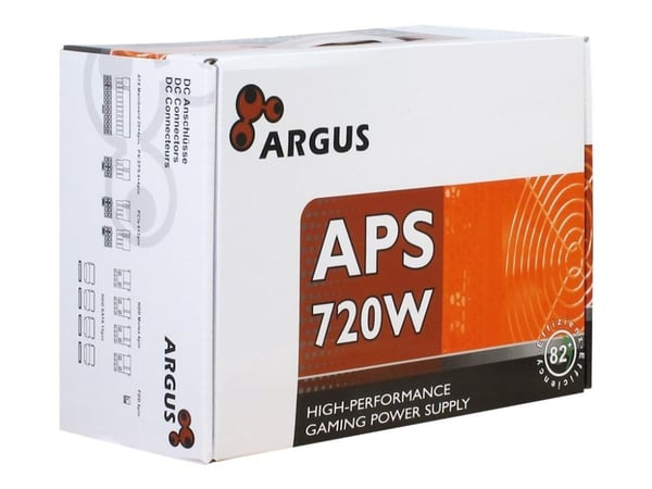 Argus APS-720W - Strømforsyning (intern) - ATX12V 2.31 - AC 115/230 V - 720 watt - aktiv PFC