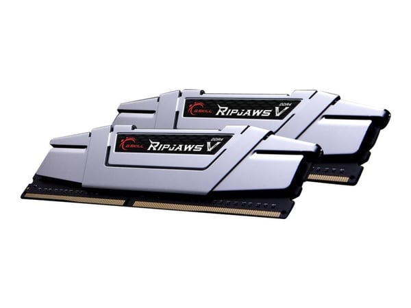 G.Skill Ripjaws V - DDR4 - sats - 16 GB: 2 x 8 GB - DIMM 288-pin - 2666 MHz / PC4-21300 - CL15 - 1.2 V - ej buffrad - icke ECC - strålande silver