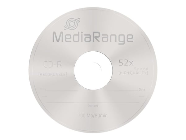 MediaRange - 100 x CD-R - 700 MB (80 min) 52x - spindel