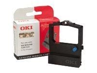 OKI - Sort - print-bånd - Microline 520, 520 Elite, 521, 521 Elite -laitteisiin