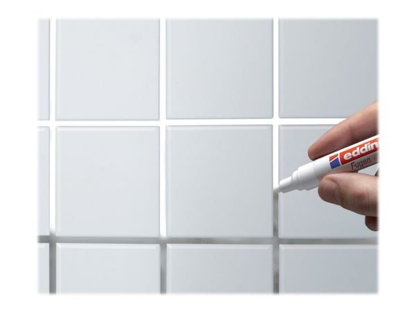 edding 8200 grout - Markering - permanent - vit - 2-4 mm