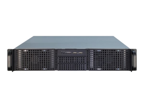 Inter-Tech IPC 2U-20248 - Rackmonterbar 2U - utvidet ATX (E-ATX) - ingen strømforsyning (EPS2U) - USB