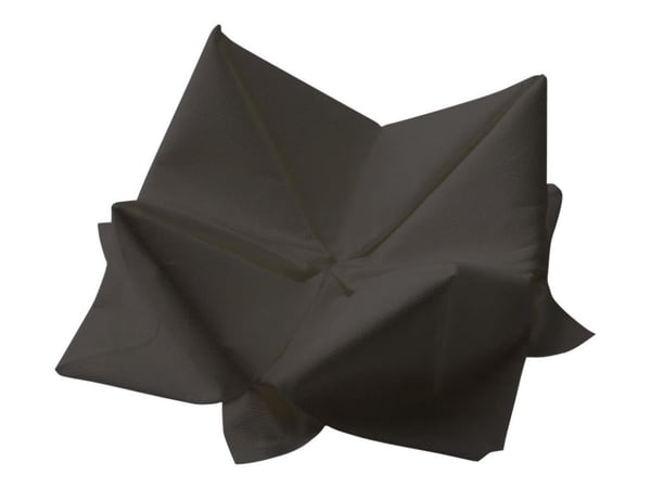 Duni - Serviett - Størrelse 33 x 33 cm - avhendbar - svart (en pakke 125)