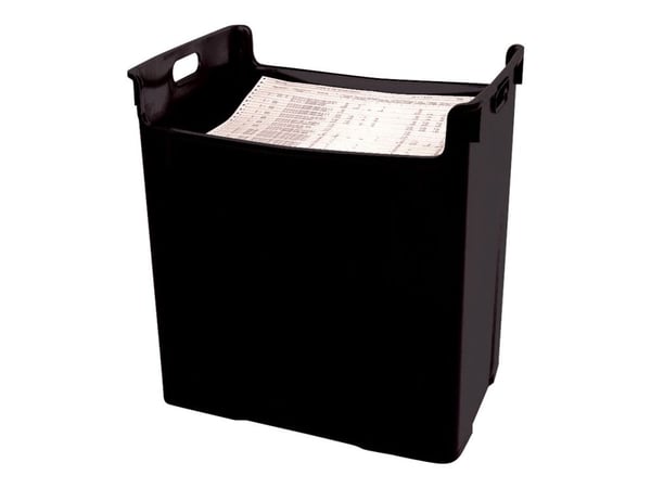 Papirkurv Leitz Basko 40 ltr. sort