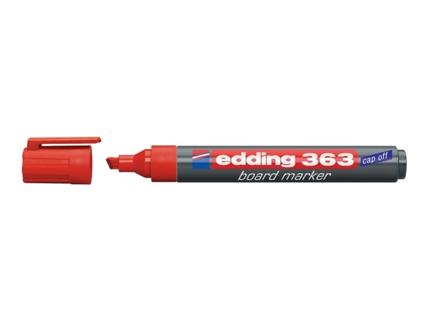 Whiteboardmarker Edding 363, sned spets, röd