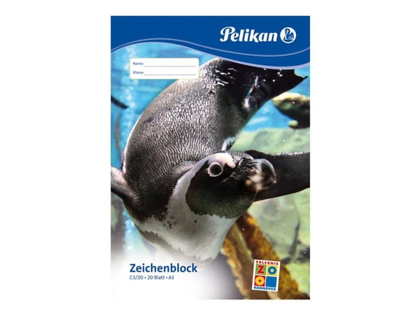 Pelikan C3/20 - Tegneblokk - A3 (297 x 420 mm) - 20 ark - kartong