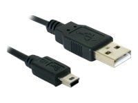 DeLOCK - USB-kaapeli - USB (han) til mini-USB type B (han) - 1 m
