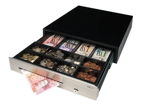 Safescan HD-4141S - Cash Drawer - svart, sølv