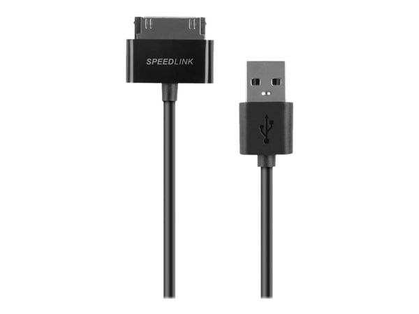 SPEEDLINK SL-7503-BK - Datakaapeli - USB (han) til Samsung 30-pins Dock-stikforbindelse (han) - 1 m - lajittelu - Samsung Galaxy Tab, Tab WiFi:lle