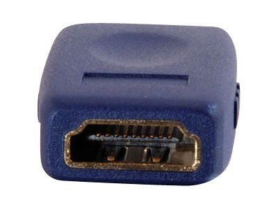 C2G Velocity HDMI Coupler - HDMI-kobler - HDMI hunn til HDMI hunn - blå
