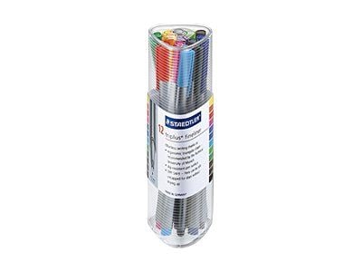 STAEDTLER triplus - Fineliner - assorterte farger - vannbasert blekk - 0.3 mm - superfin (en pakke 12)
