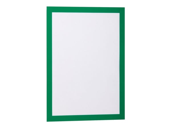 DURABLE DURAFRAME - Dokumenthållare - ytmonterad - för A4 - dubbelsidig - grön (paket om 2)