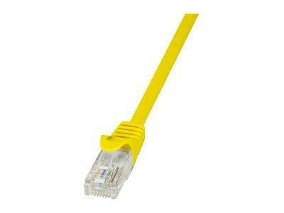 LogiLink EconLine - Koblingskabel - RJ-45 (hann) til RJ-45 (hann) - UTP - CAT 6 - gul