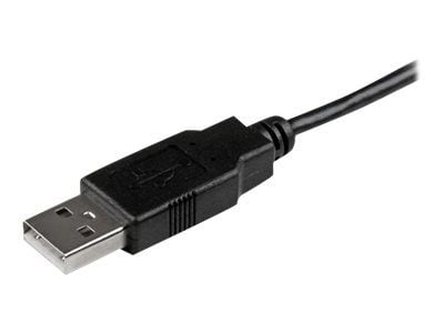 StarTech 2m Mobile Charge Sync USB to Slim Micro USB Cable M/M - USB-kabel - Micro-USB type B (hann) til USB (hann) - USB 2.0 - 2 m - svart