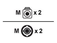 MicroConnect - Netværkskabel - ST/PC multimode (han) til LC/PC multimode (han) - 7 m - 7 m. - fiberoptik - 50 / 125 my - OM3 - halogenfri