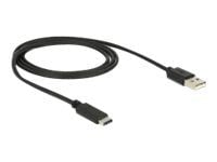 Delock - USB-kabel - USB-C (hann) til USB (hann) - USB 2.0 - 1 m - svart