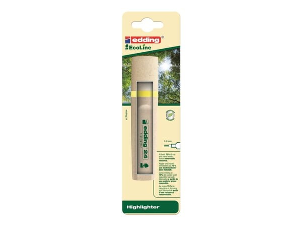 Överstrykningspenna Edding 24 Ecoline gul