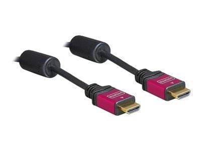 Delock - HDMI-kaapeli - HDMI uros HDMI uros - HDMI uros - 3 m
