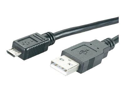 MediaRange - USB-kabel - mikro-USB typ B (hane) till USB (hane) - USB 2.0 - 1.2 m - svart
