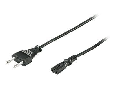 MicroConnect - Strömkabel - 1.8 m - svart