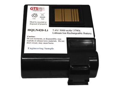 GTS HQLN420-LI - Skriverbatteri - litiumion - 5000 mAh - for Zebra QLn 420 GTS HQLN420-LI - Skriverbatteri - litiumion - 5000 mAh - for Zebra QLn 420