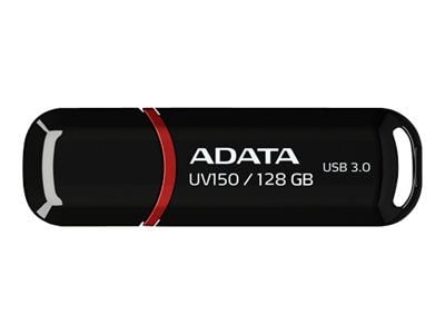 ADATA DashDrive UV150 - USB flash-enhet - 128 GB - USB 3.0 - svart