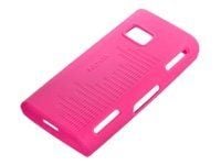 Nokia CC-1001 - Beskyttende deksel for mobiltelefon - silikon - Fuchsia - for Nokia X6, X6 Life Ball, X6-00