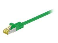 MicroConnect - Nettverkskabel - RJ-45 (hann) til RJ-45 (hann) - 7.5 m - SFTP, PiMF - CAT 7 - grønn