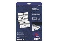 Avery - Vit - 185 g/m² - 10 st. 10) visitkort