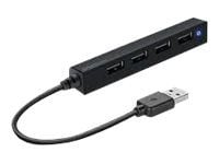 SPEEDLINK SNAPPY SLIM - Hubb - 4 x USB 2.0 - skrivbordsmodell