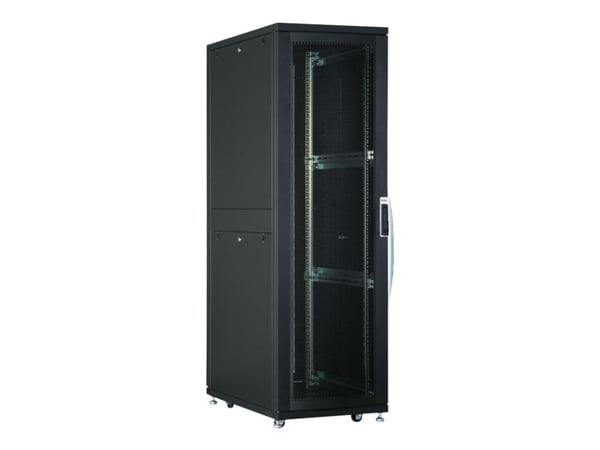 DIGITUS Professional Unique DN-19 42U-6/6-B-1 - Rack skåp - svart, RAL 9005 - 42U - 19"