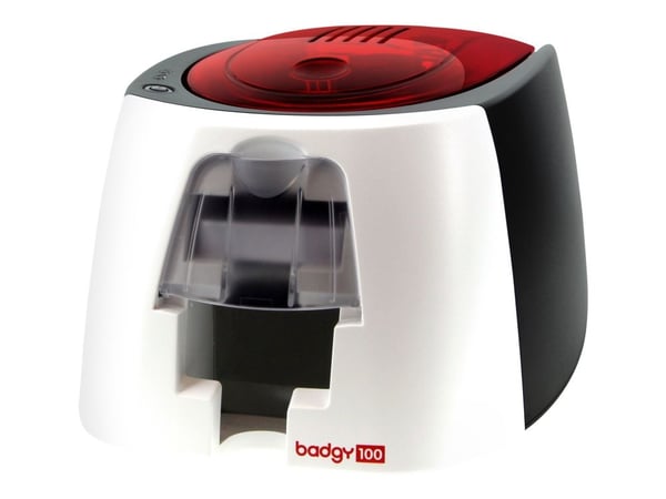 Badgy 100 - Plastkortskriver - farge - fargesublimering/termooverføring - CR-80 Card (85.6 x 54 mm) - inntil 225 kort/time (mono) / inntil 80 kort/...